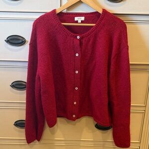 OZMA Everyday Cardigan Baby Alpaca Tomato Size M/L